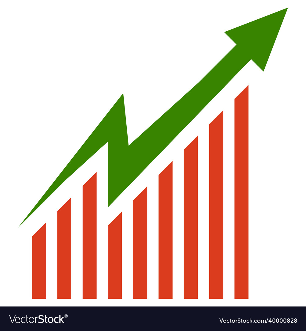 Candlestick chart stock exchange trading chart vector image Candlestick chart stock exchange trading chart