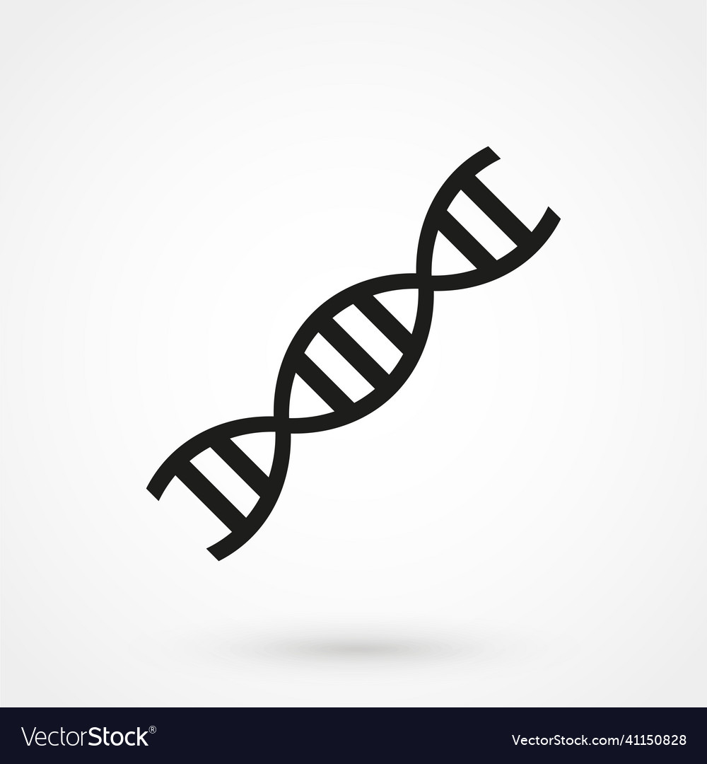 Dna icon Royalty Free Vector Image - VectorStock