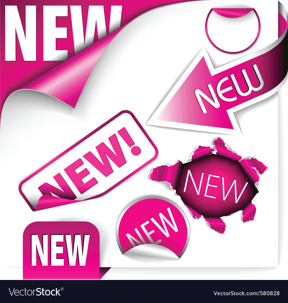 New icons Royalty Free Vector Image - VectorStock