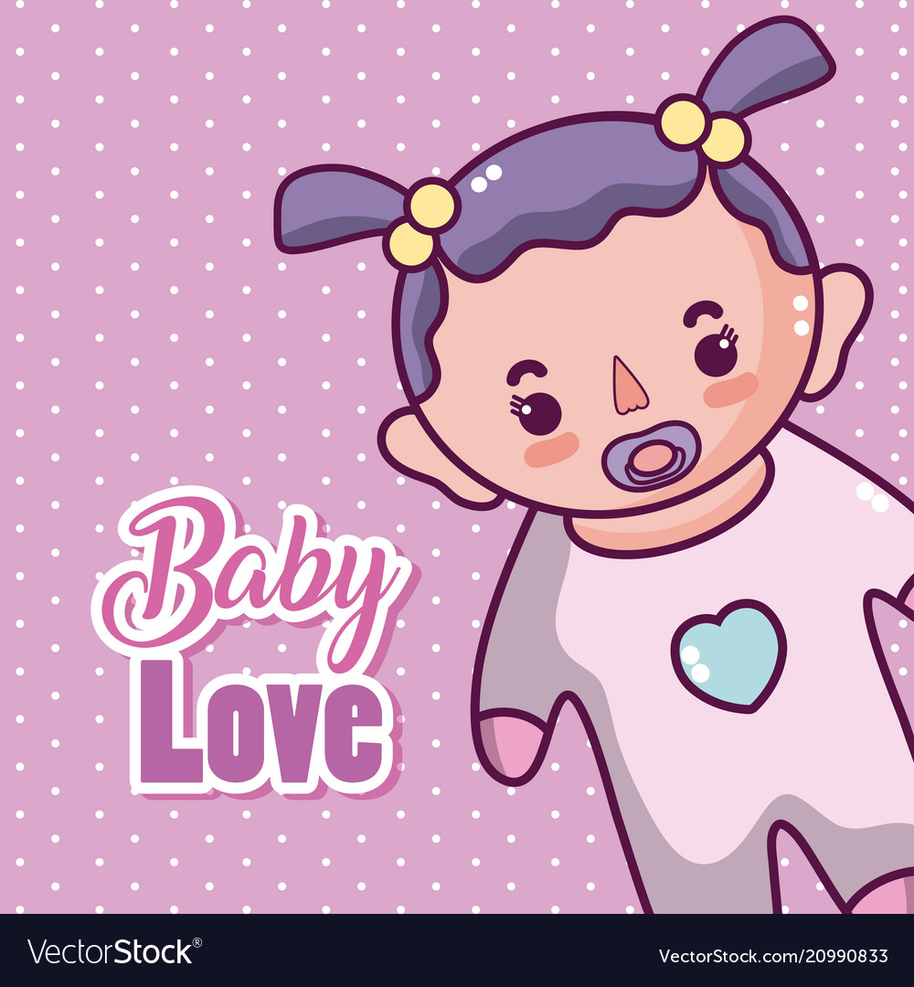 Baby love cartoons Royalty Free Vector Image - VectorStock Baby love cartoons Royalty Free Vector Image - VectorStock