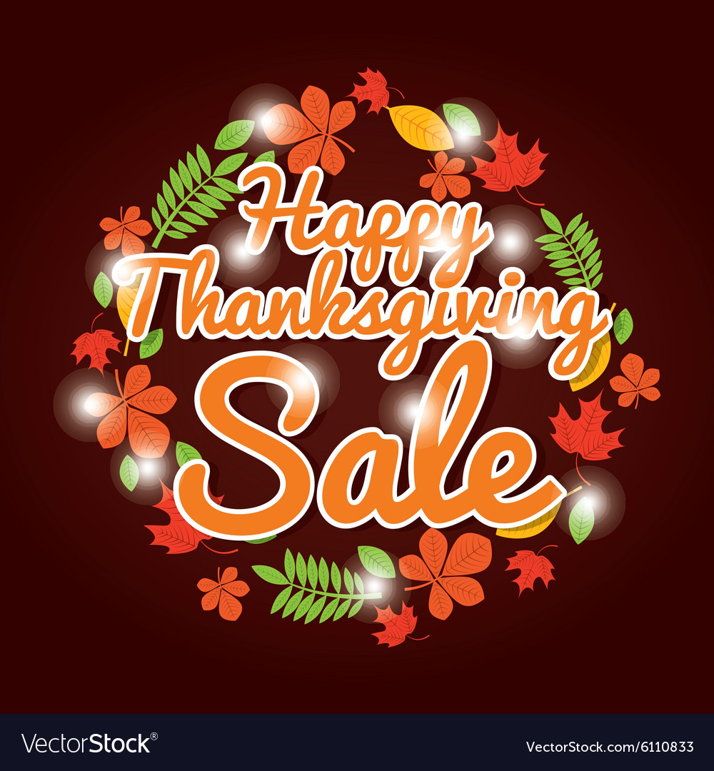 Happy thanksgiving Royalty Free Vector Image - VectorStock