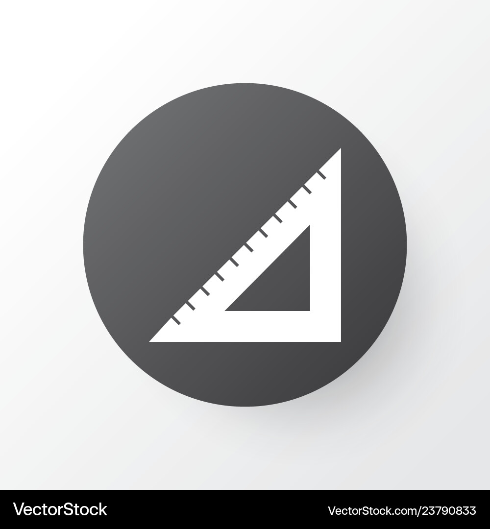 Straightedge icon symbol premium quality isolated Vector Image