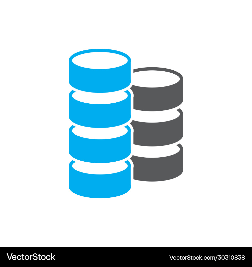 Big data analitics icon on background for graphic Vector Image