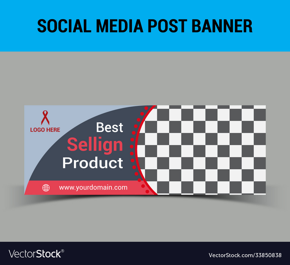 Facebook Cover Page Design Template Royalty Free Vector