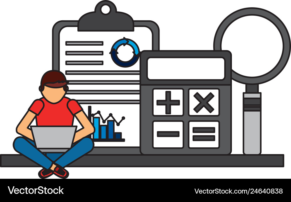 People using mobile Royalty Free Vector Image - VectorStock