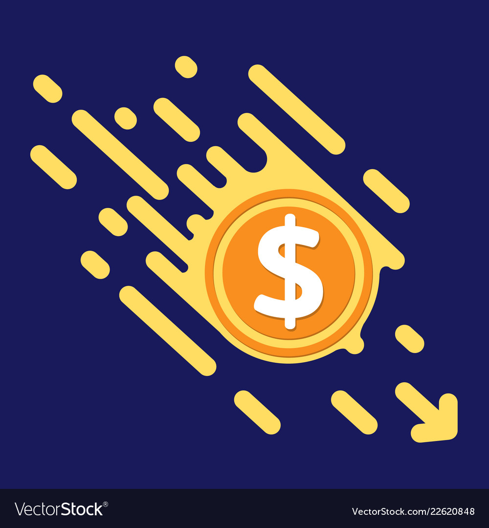 dollar-symbol-in-flat-design-for-internet-money-vector-image