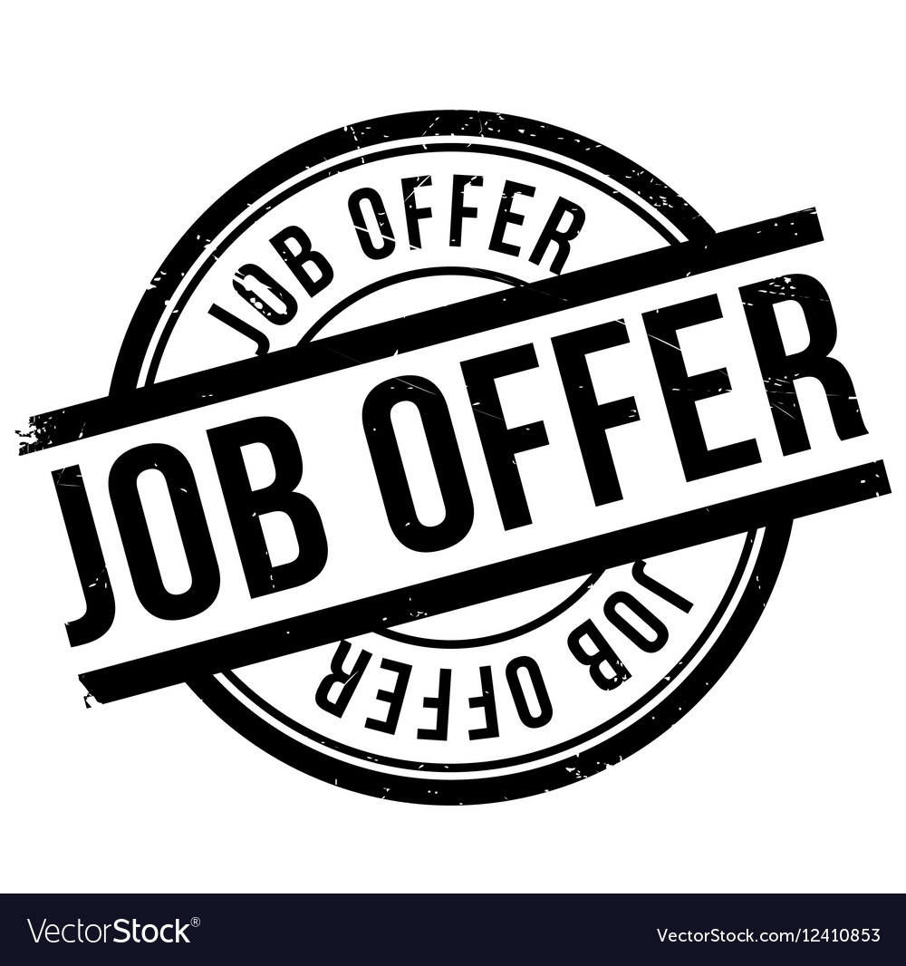 Job offer stamp Royalty Free Vector Image - VectorStock