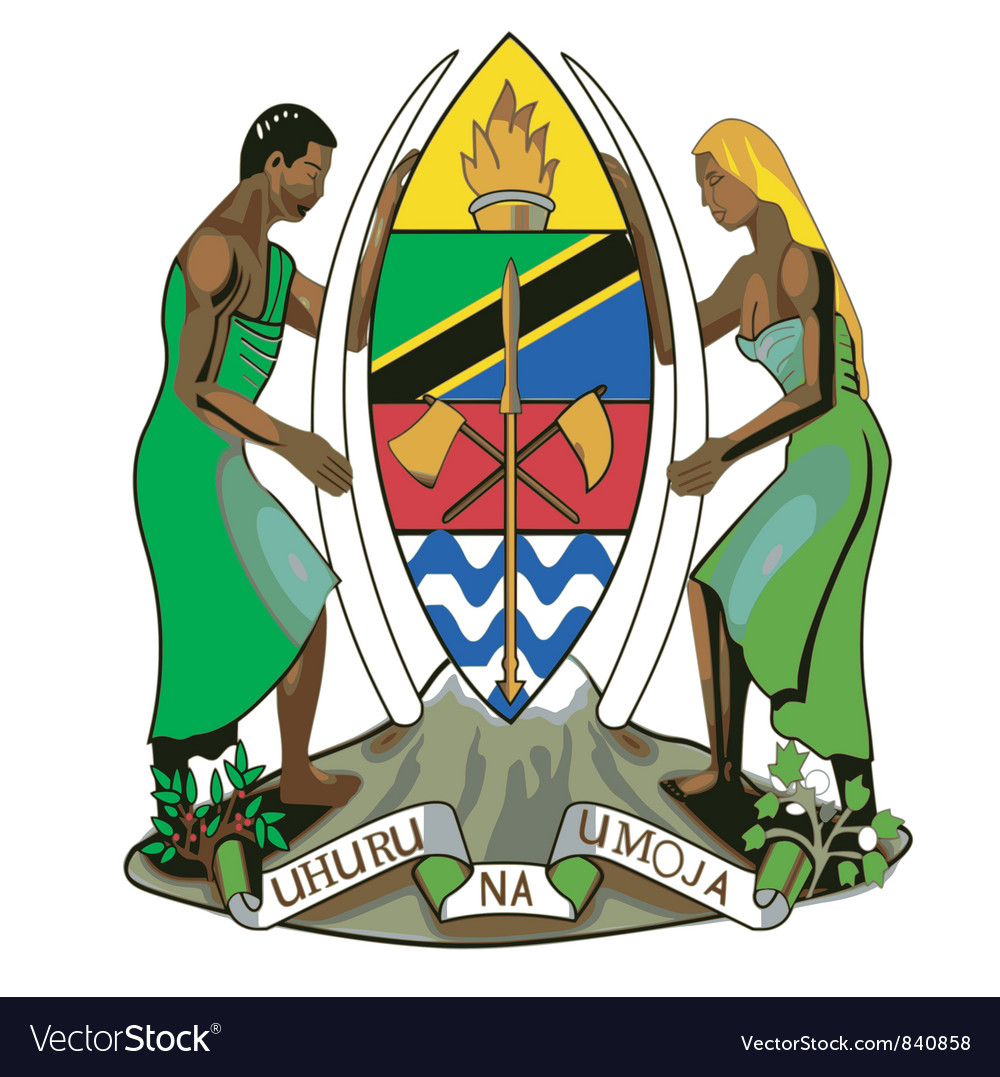 Coat Of Arms Tanzania Vector