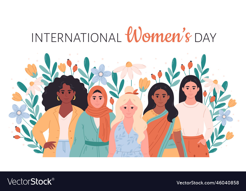 International womens day feminism and woman Vector Image