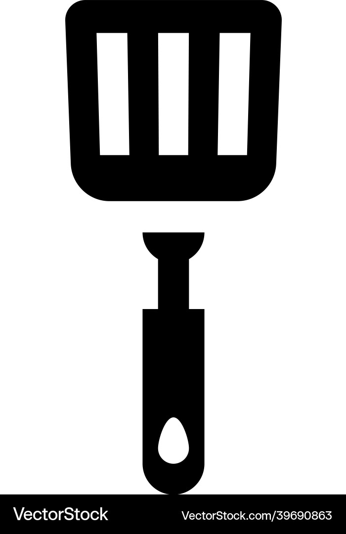 Slotted spoon Royalty Free Vector Image - VectorStock