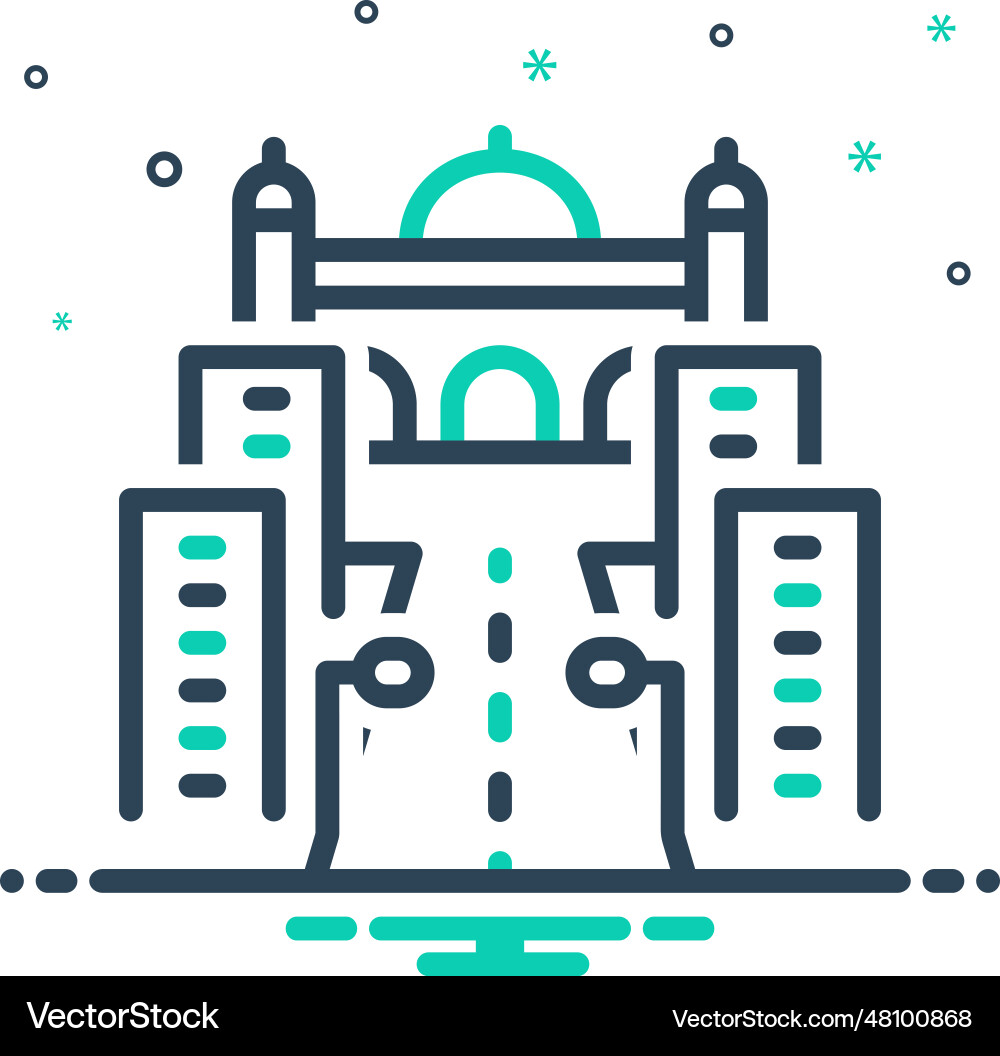 Avenue Royalty Free Vector Image - VectorStock