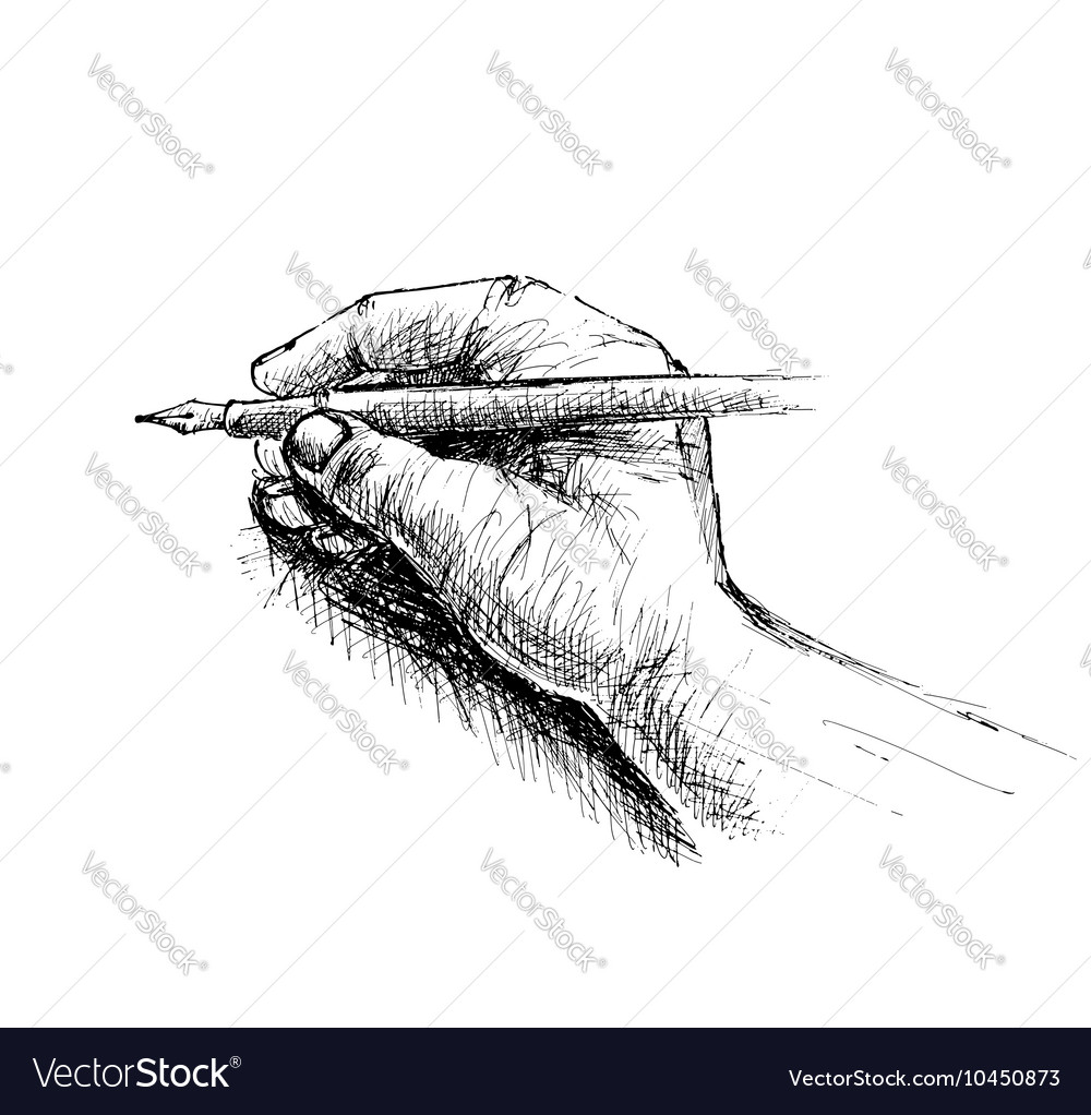 Hand Drawing Freehand Sketch Hand Holding Pencil For Design Royalty Free  SVG, Cliparts, Vectors, and Stock Illustration. Image 18817163.