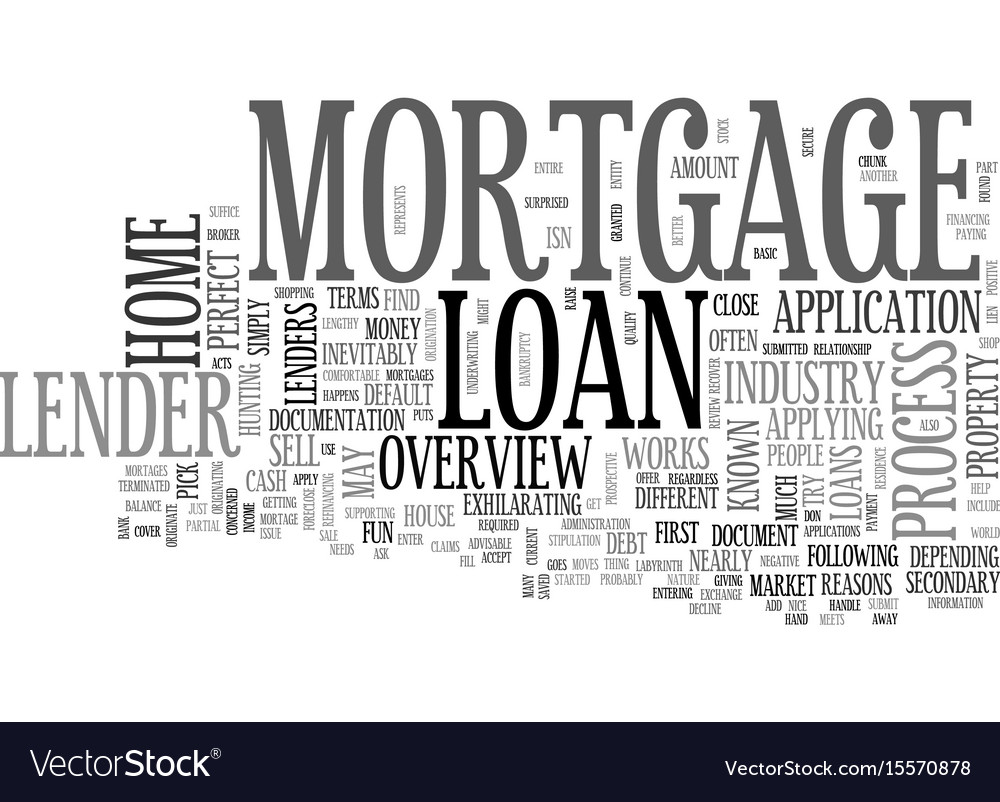 An Overview Of The Escrow Account Text Word Cloud Vector Image