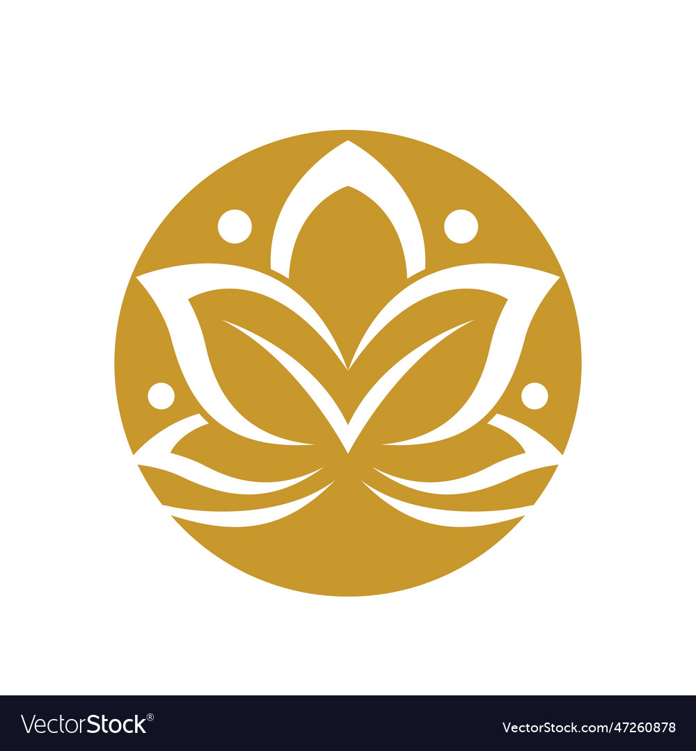 Beauty lotus logo images Royalty Free Vector Image