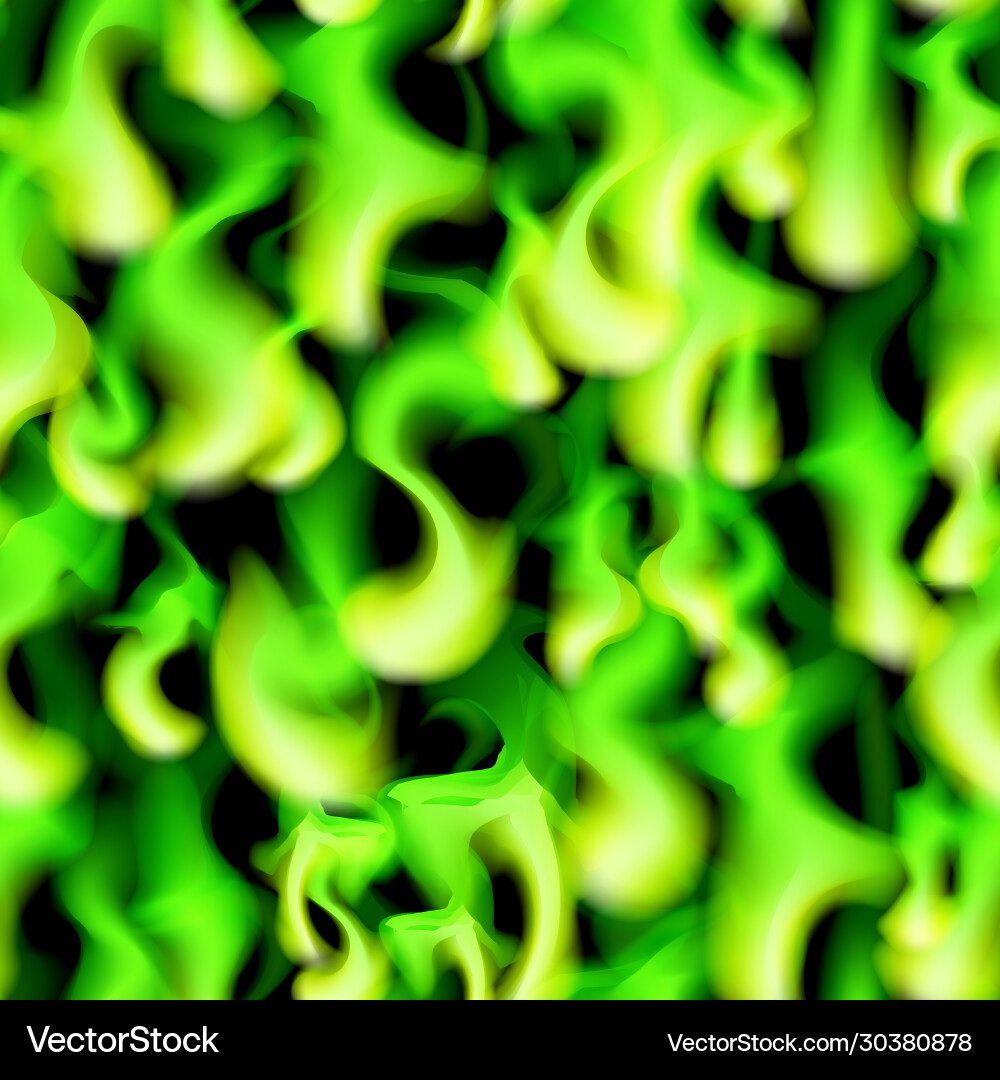 Fire seamless pattern background Royalty Free Vector Image