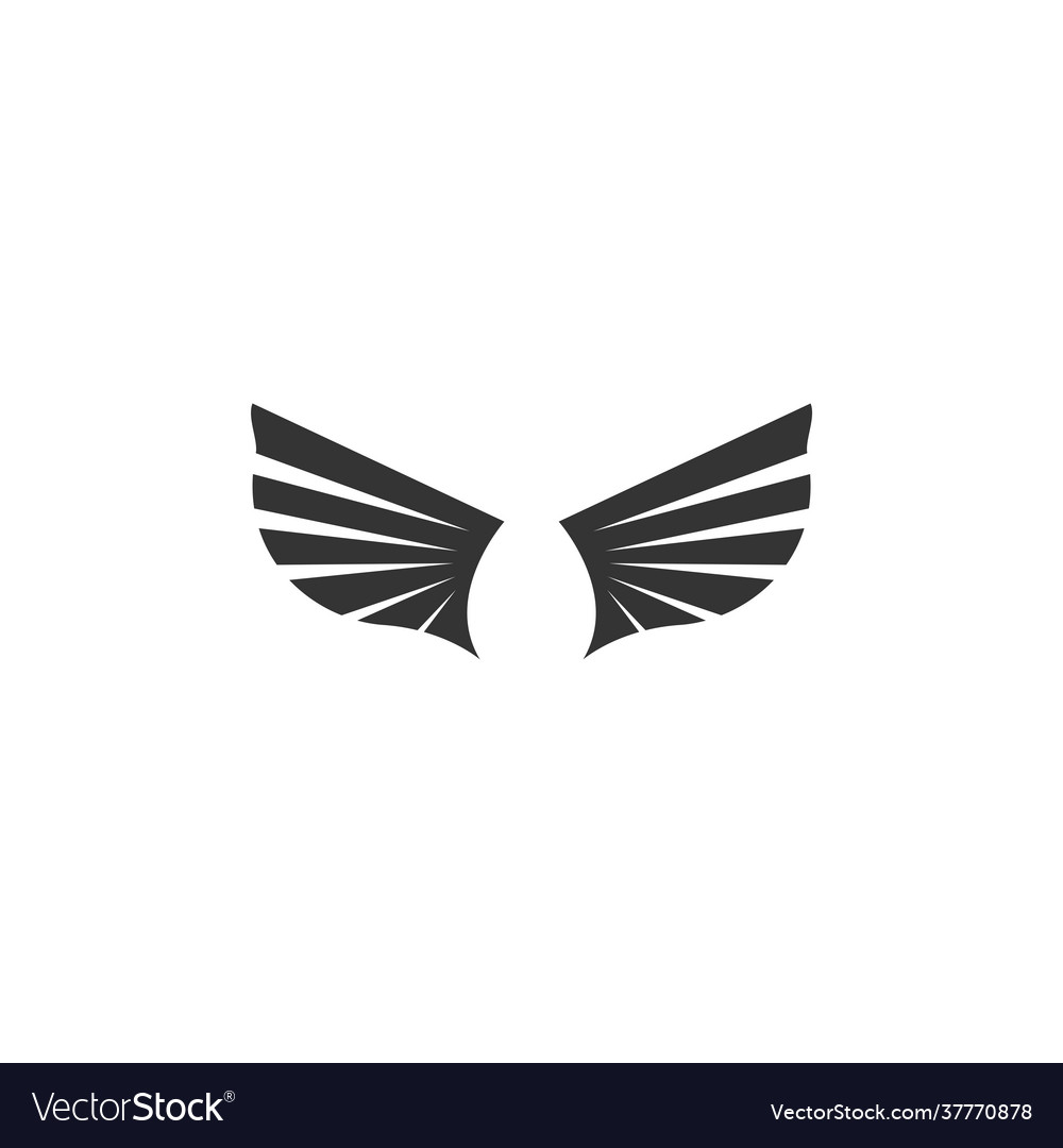 Wing logo icon symbol design template Royalty Free Vector