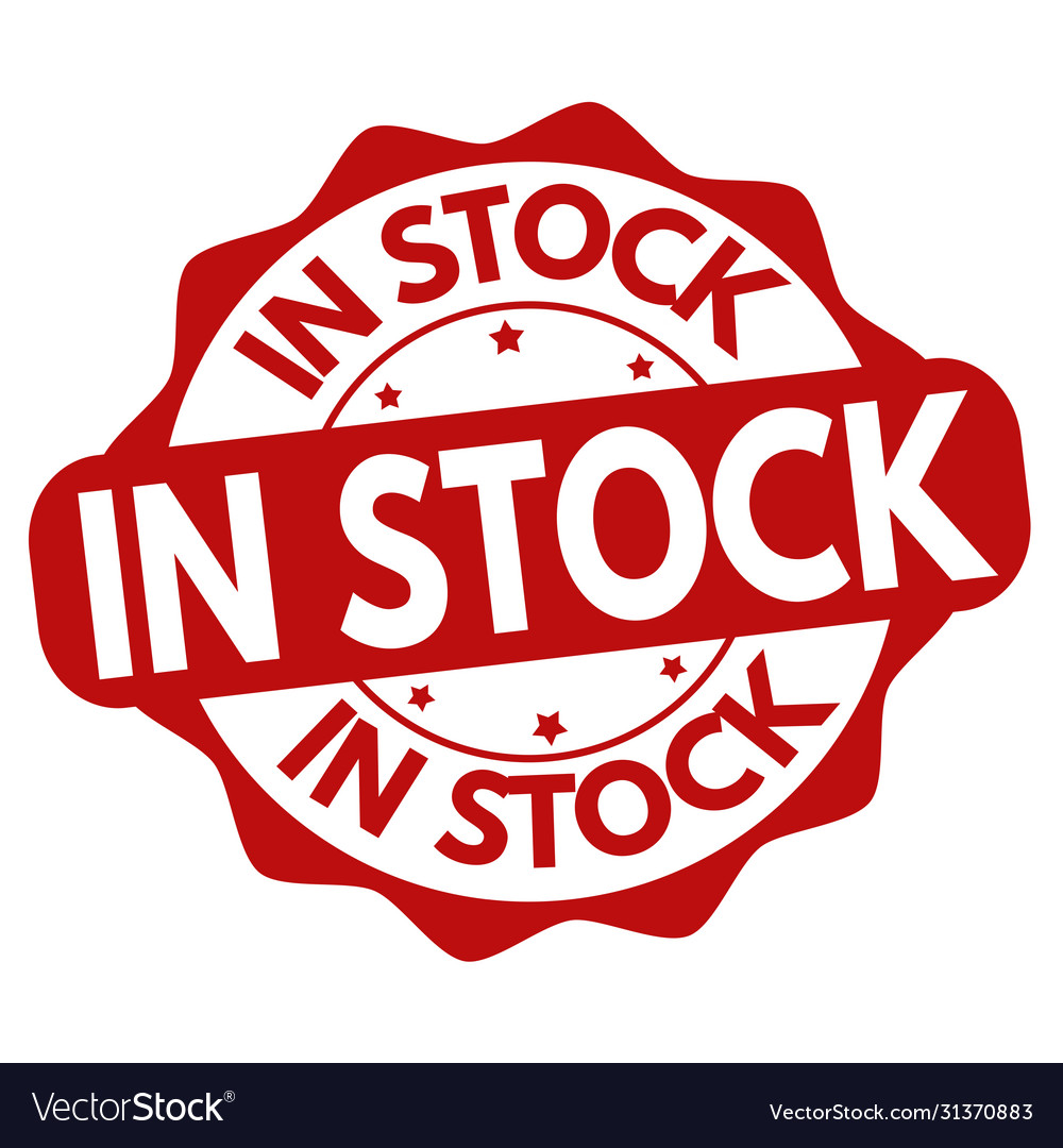 in-stock-label-or-sticker-royalty-free-vector-image