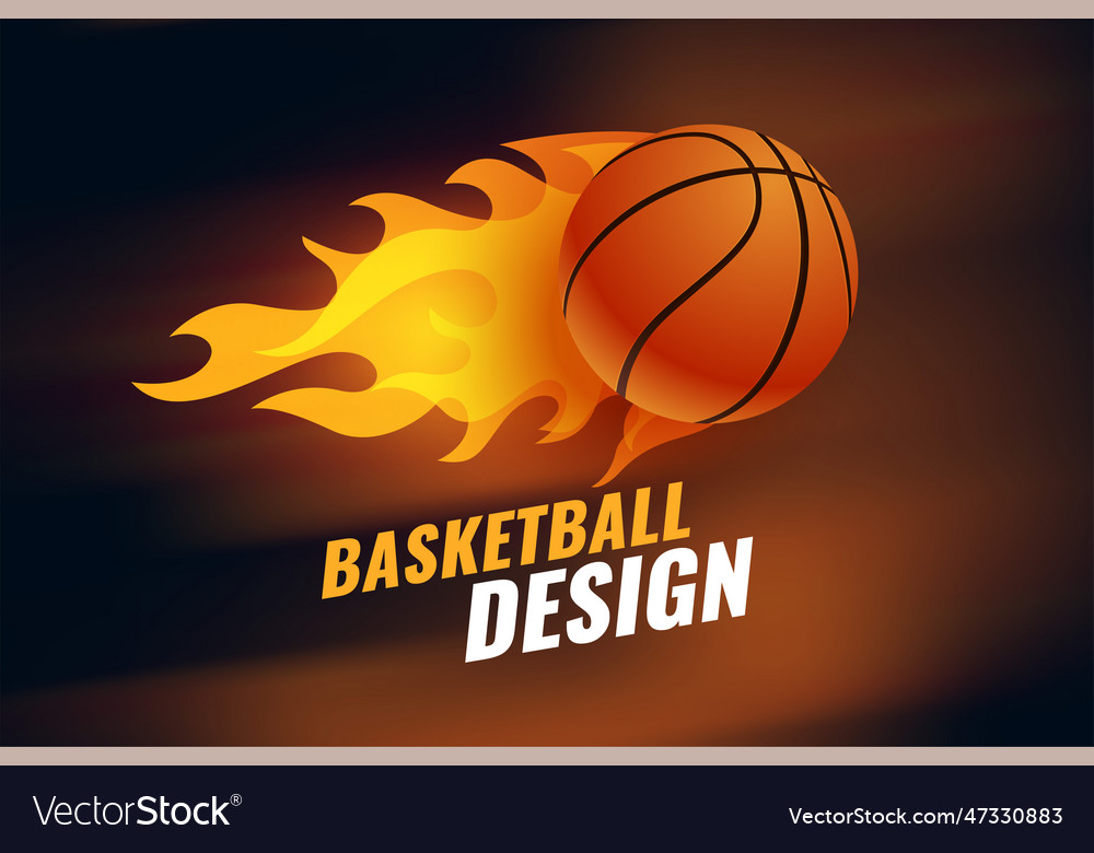 Sporty basketball championship background Vector Image