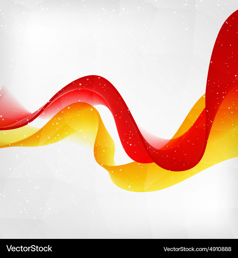 Abstract orange wave background Royalty Free Vector Image