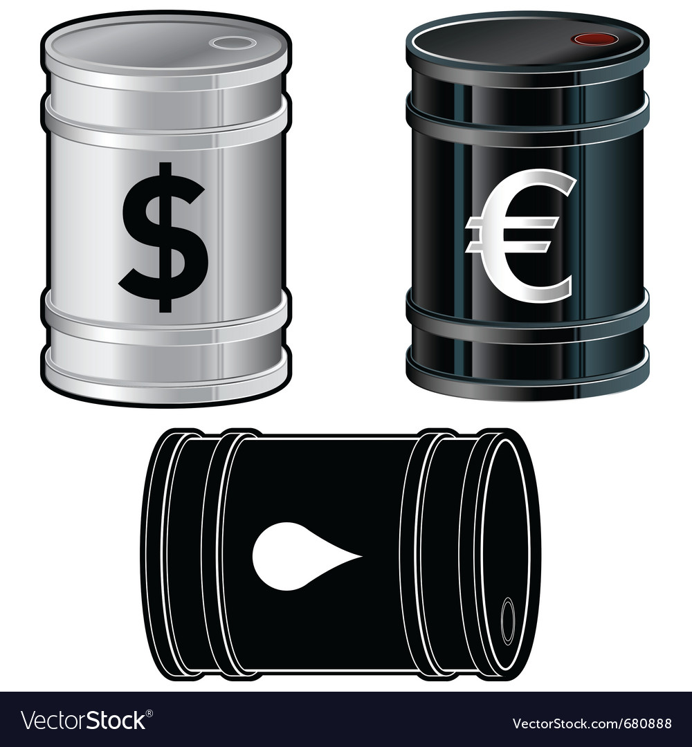 Oil drum Royalty Free Vector Image - VectorStock