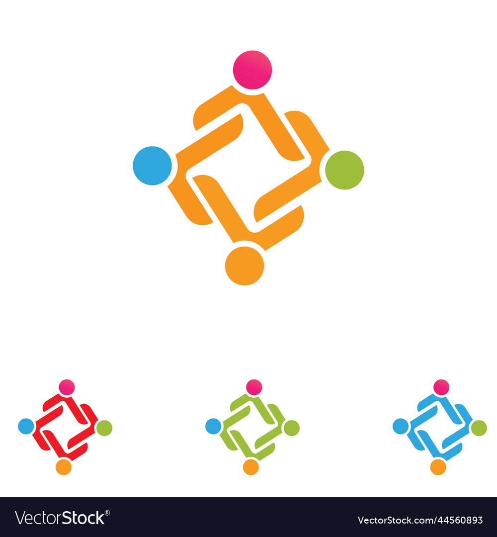 People team community group logo network