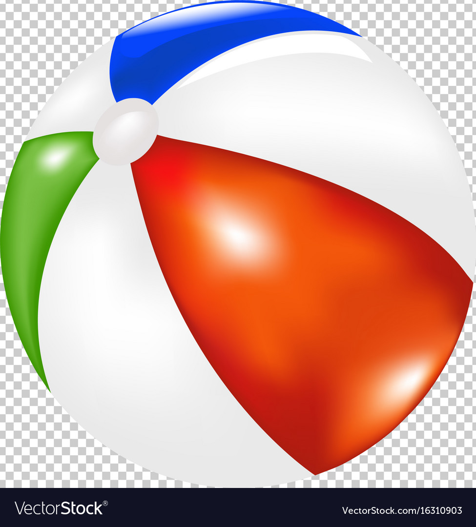 Beach ball Royalty Free Vector Image - VectorStock
