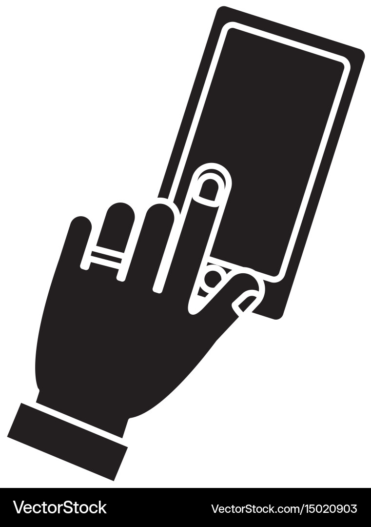 Smartphone device icon Royalty Free Vector Image