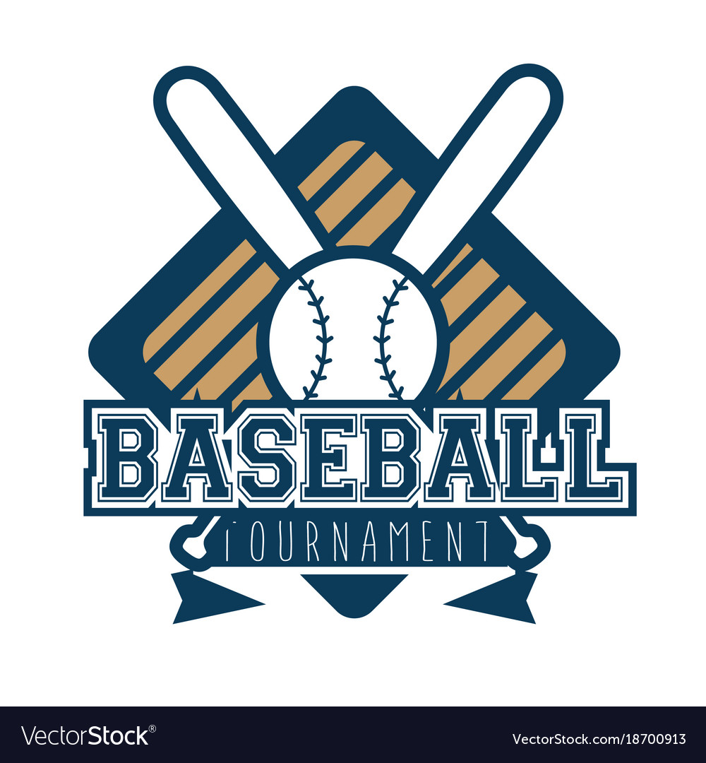 Baseball logo sport Royalty Free Vector Image - VectorStock