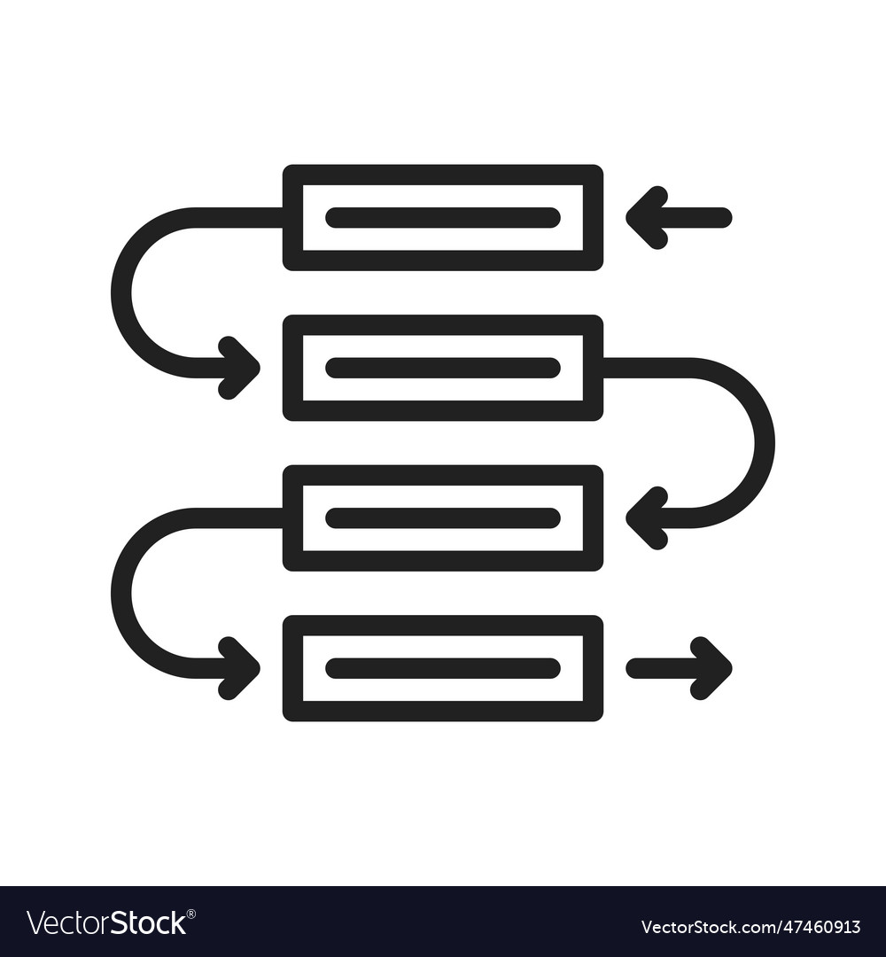 Procedure icon image Royalty Free Vector Image