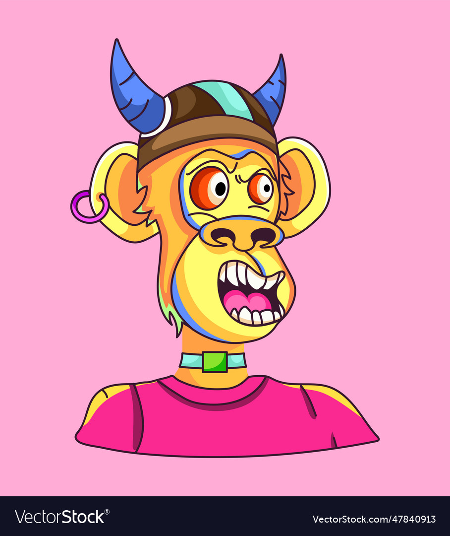 Warrior monkey Royalty Free Vector Image - VectorStock