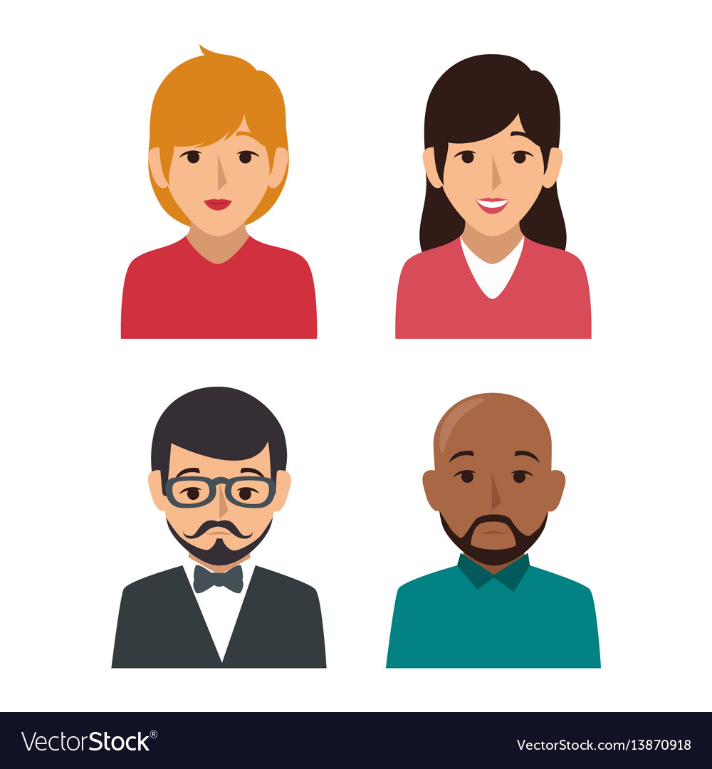 Team avatar icon employee worker profile leader vector image on VectorStock