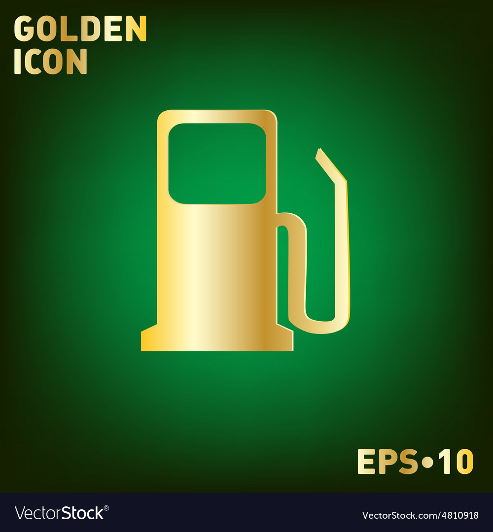 Gas station symbol gasoline and fuel Royalty Free Vector