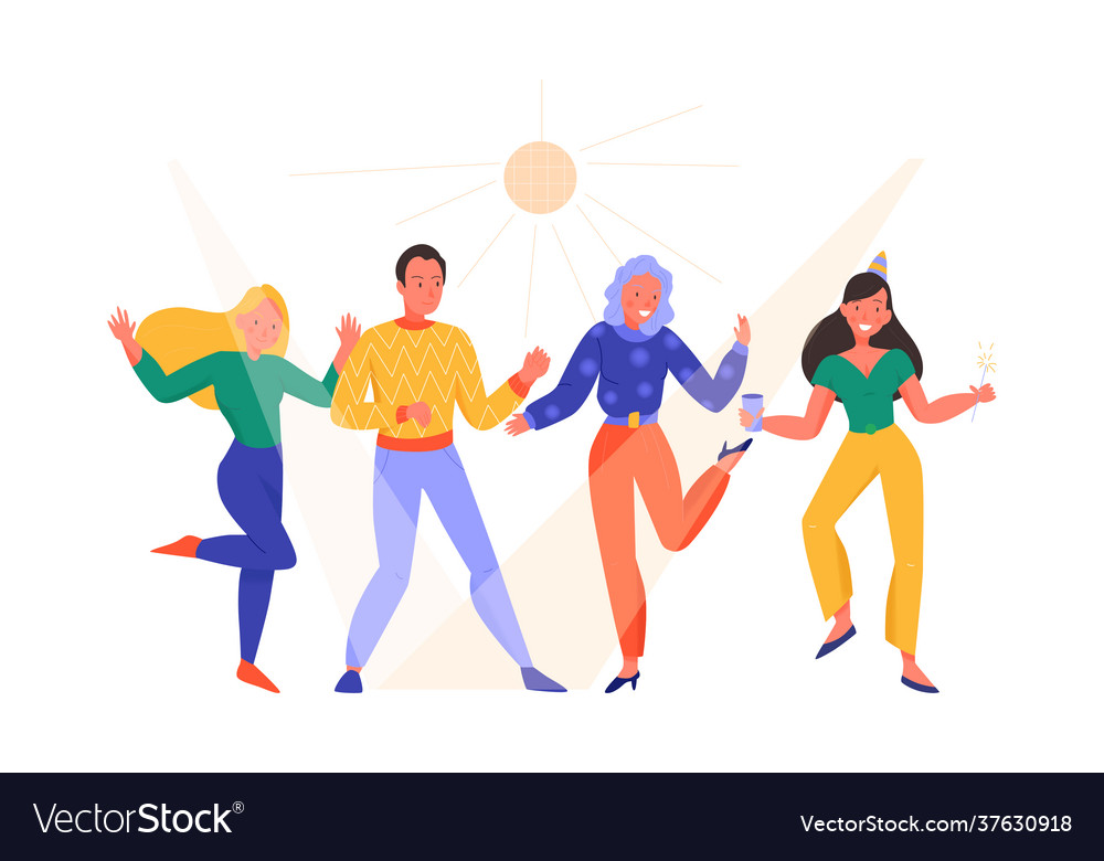 Party flat Royalty Free Vector Image - VectorStock