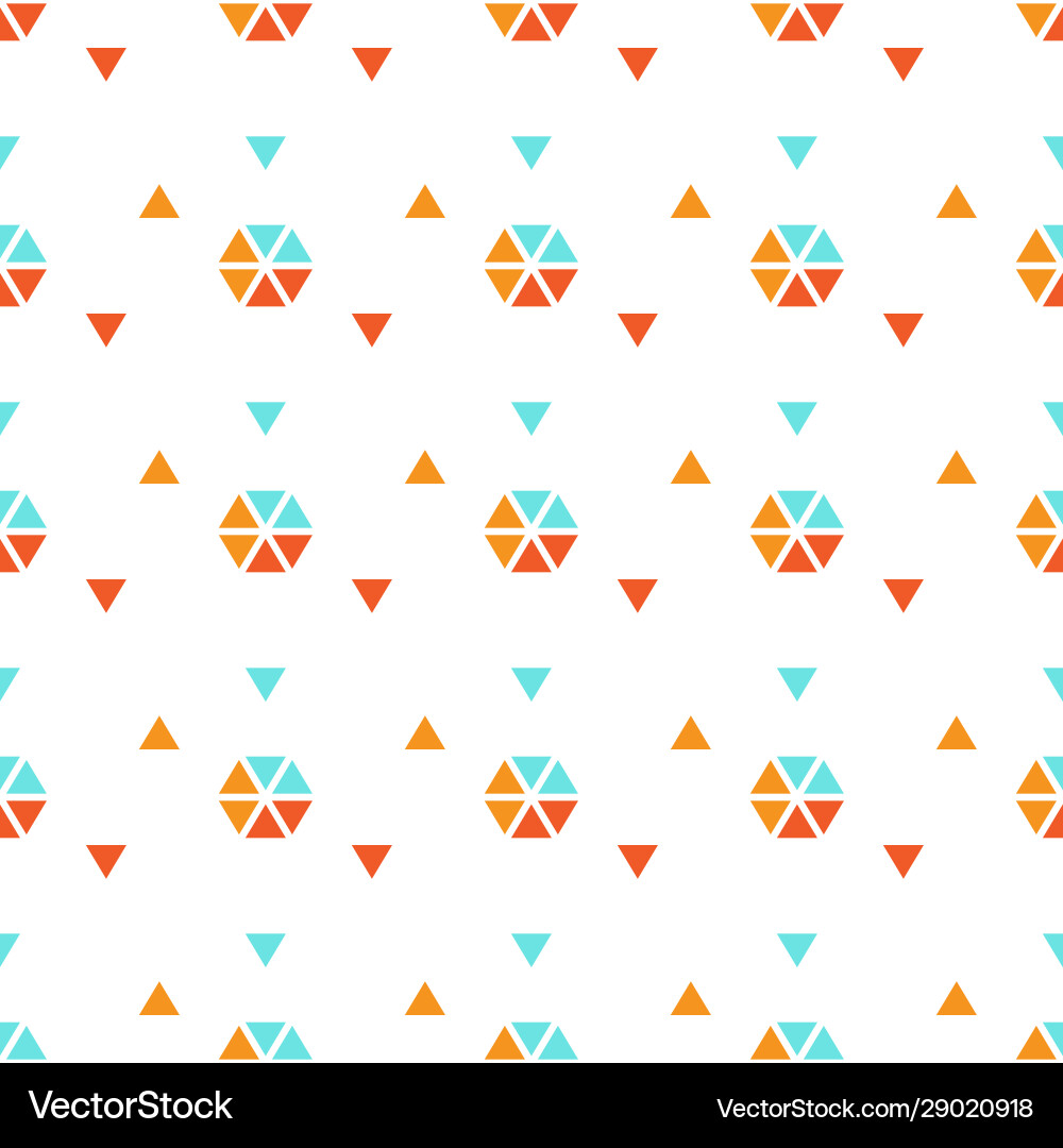 Triangle seamless background with triangle shapes Vector Image