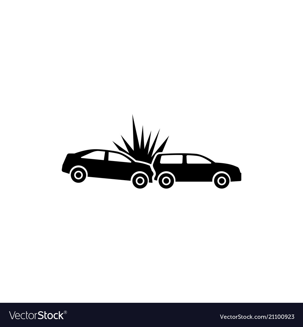 Premium Vector  Crashed cars icon