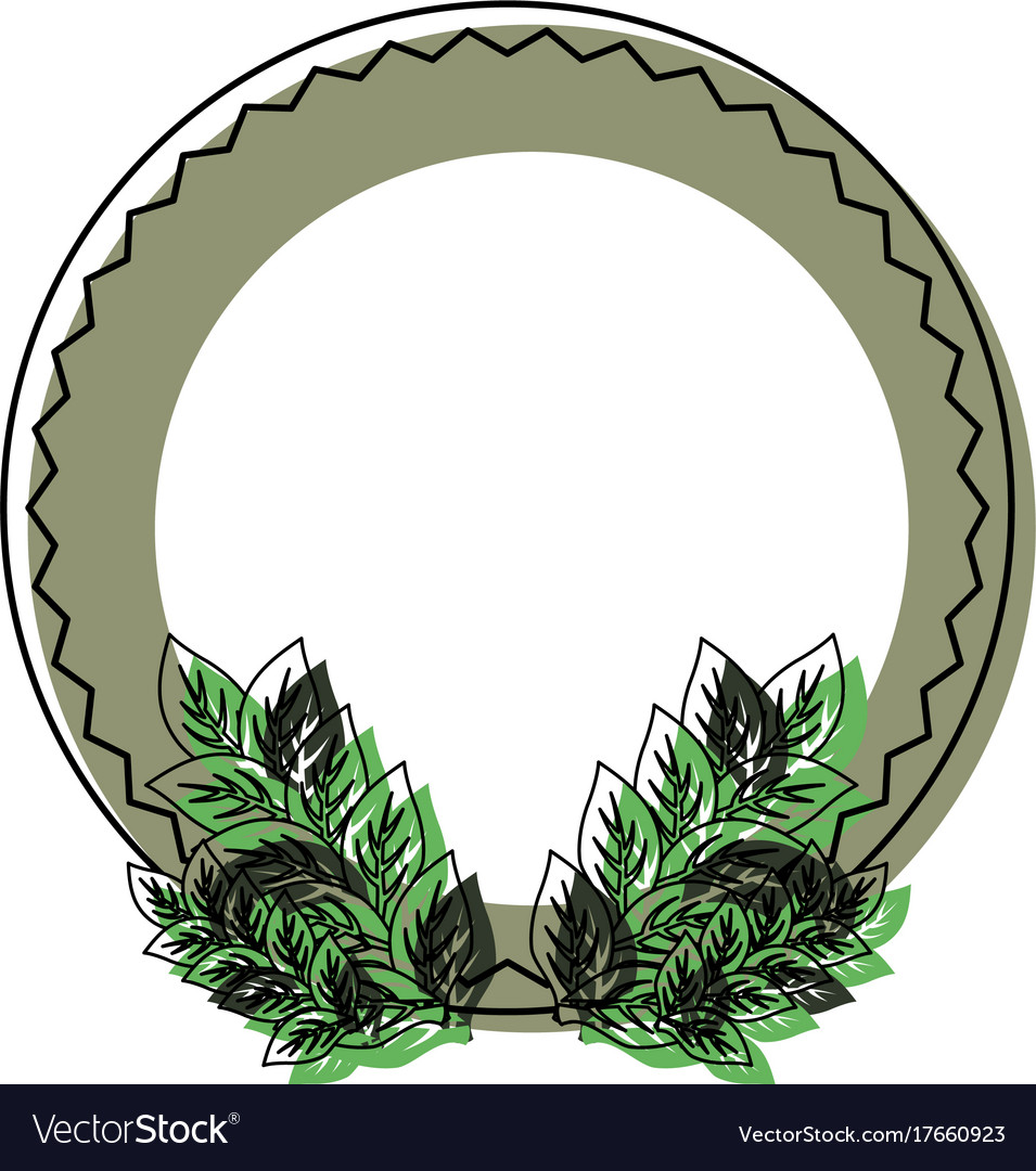 Round ethnic frame Royalty Free Vector Image - VectorStock