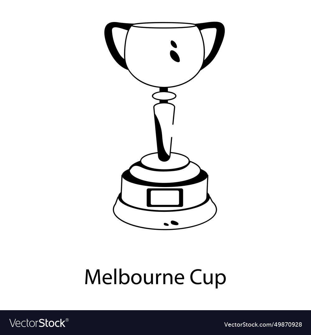 Melbourne cup Royalty Free Vector Image - VectorStock