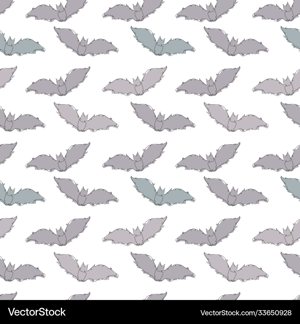 Seamless pattern line art Royalty Free Vector Image