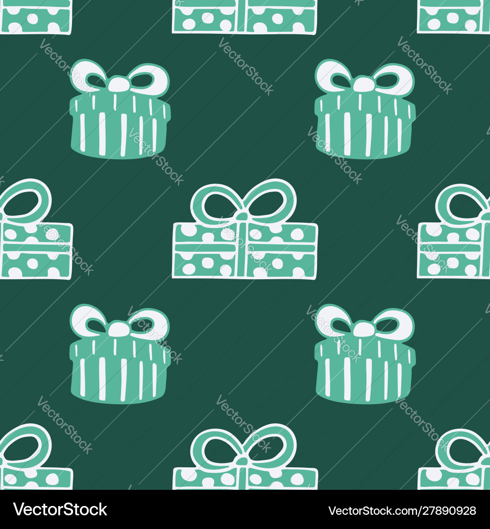 Seamless pattern with hand drawn doodle Royalty Free Vector