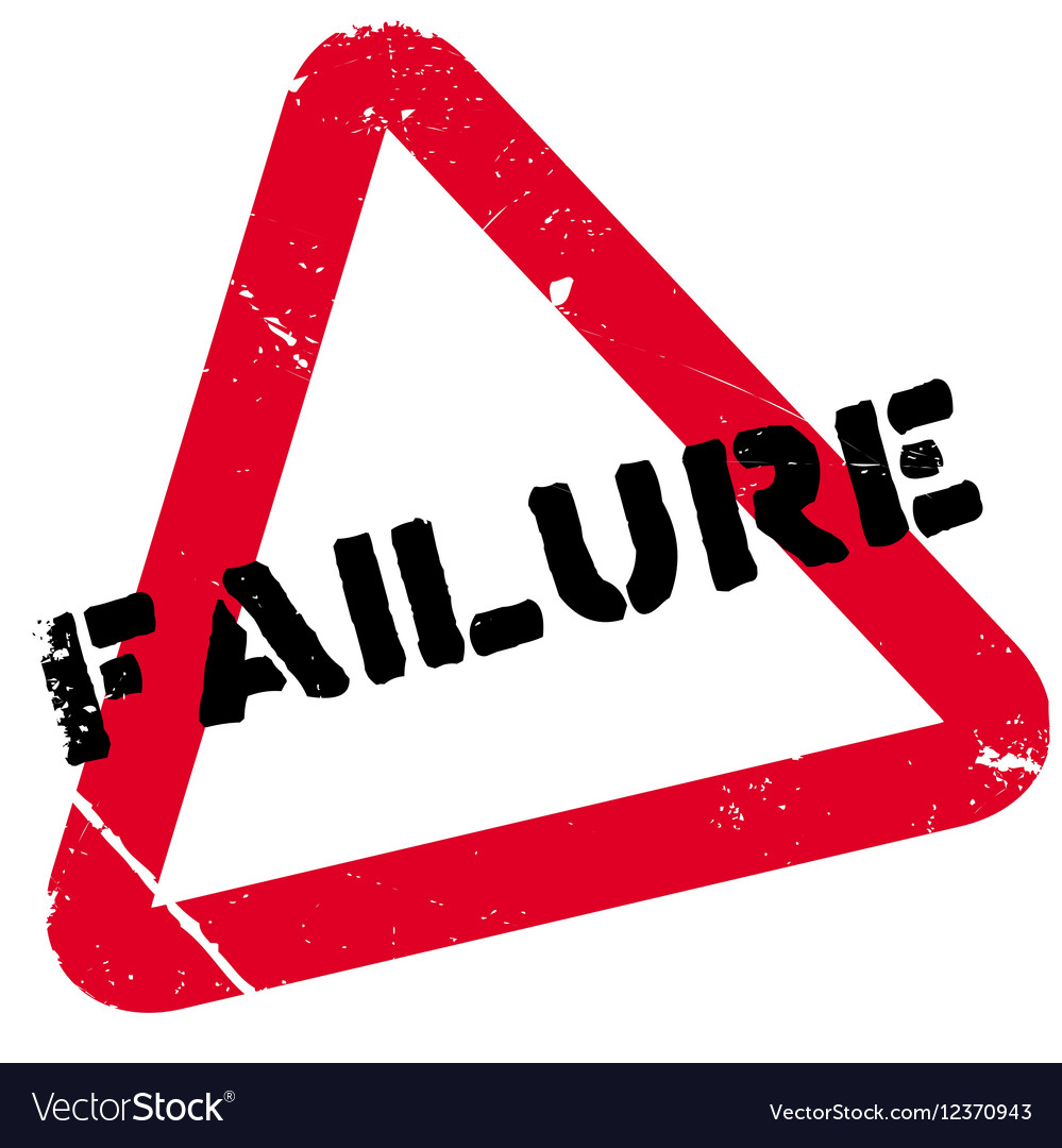 Failure stamp rubber grunge Royalty Free Vector Image