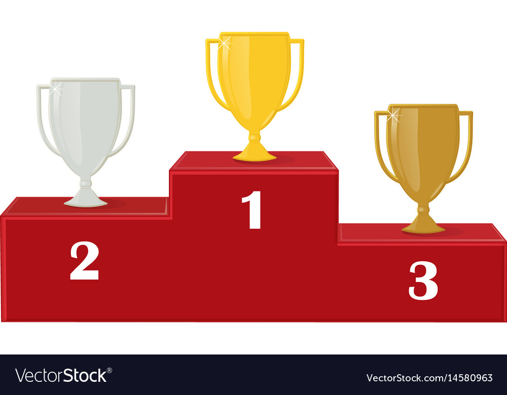 first-second-and-third-place-royalty-free-vector-image