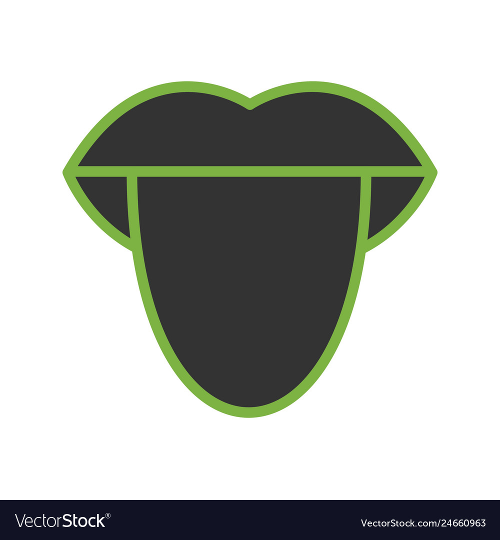 Tongue icon Royalty Free Vector Image - VectorStock