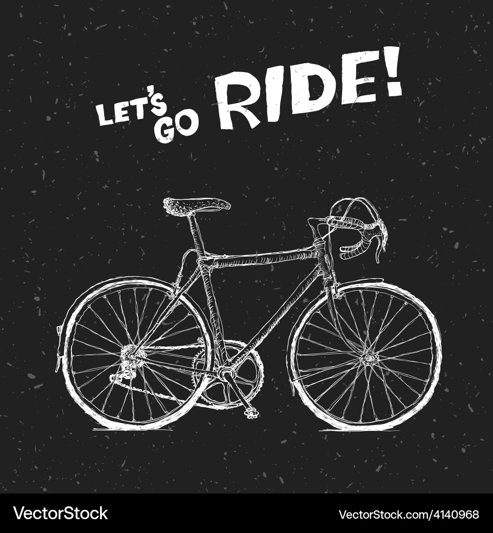 Bicycle poster Royalty Free Vector Image - VectorStock