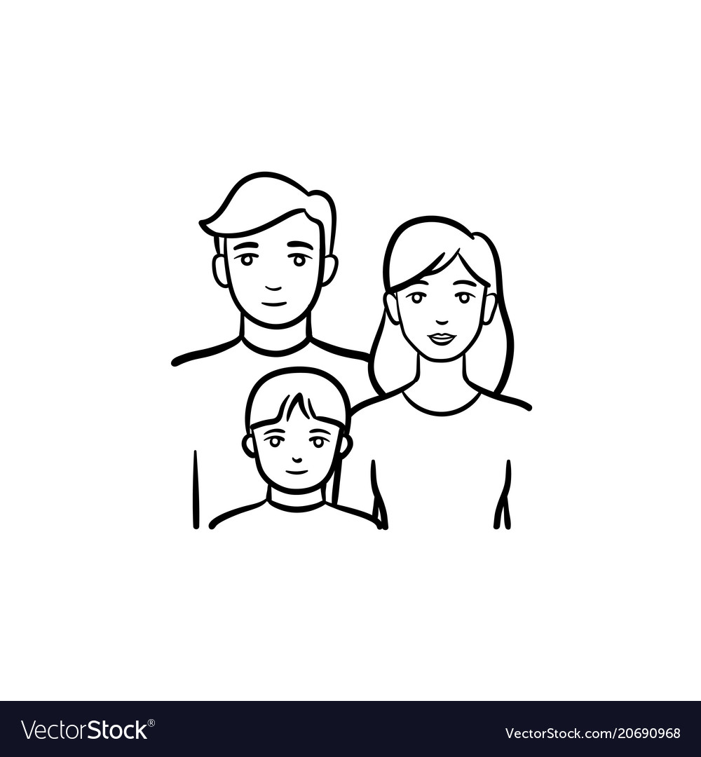 Family drawing of a mother with normal children. | Download Scientific  Diagram