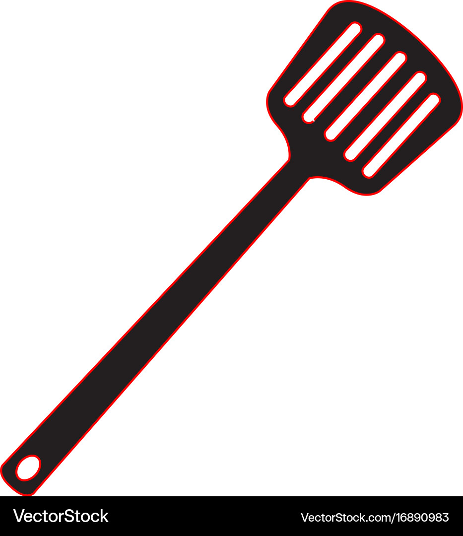 Isolated barbecue spatula Royalty Free Vector Image