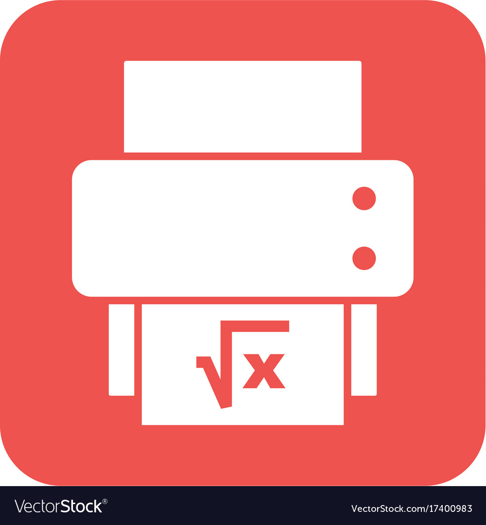 Print math sheet Royalty Free Vector Image - VectorStock