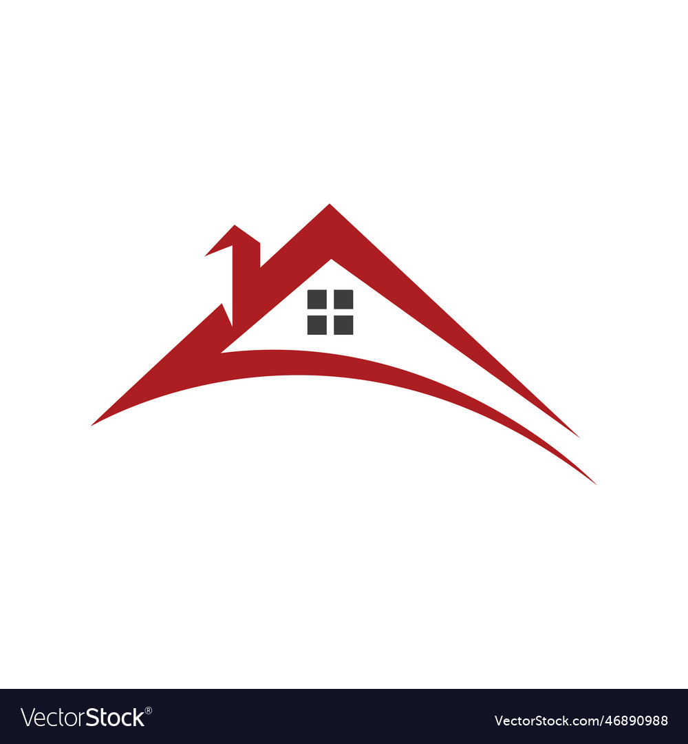 Home Buildings Logo And Symbols Icons Royalty Free Vector