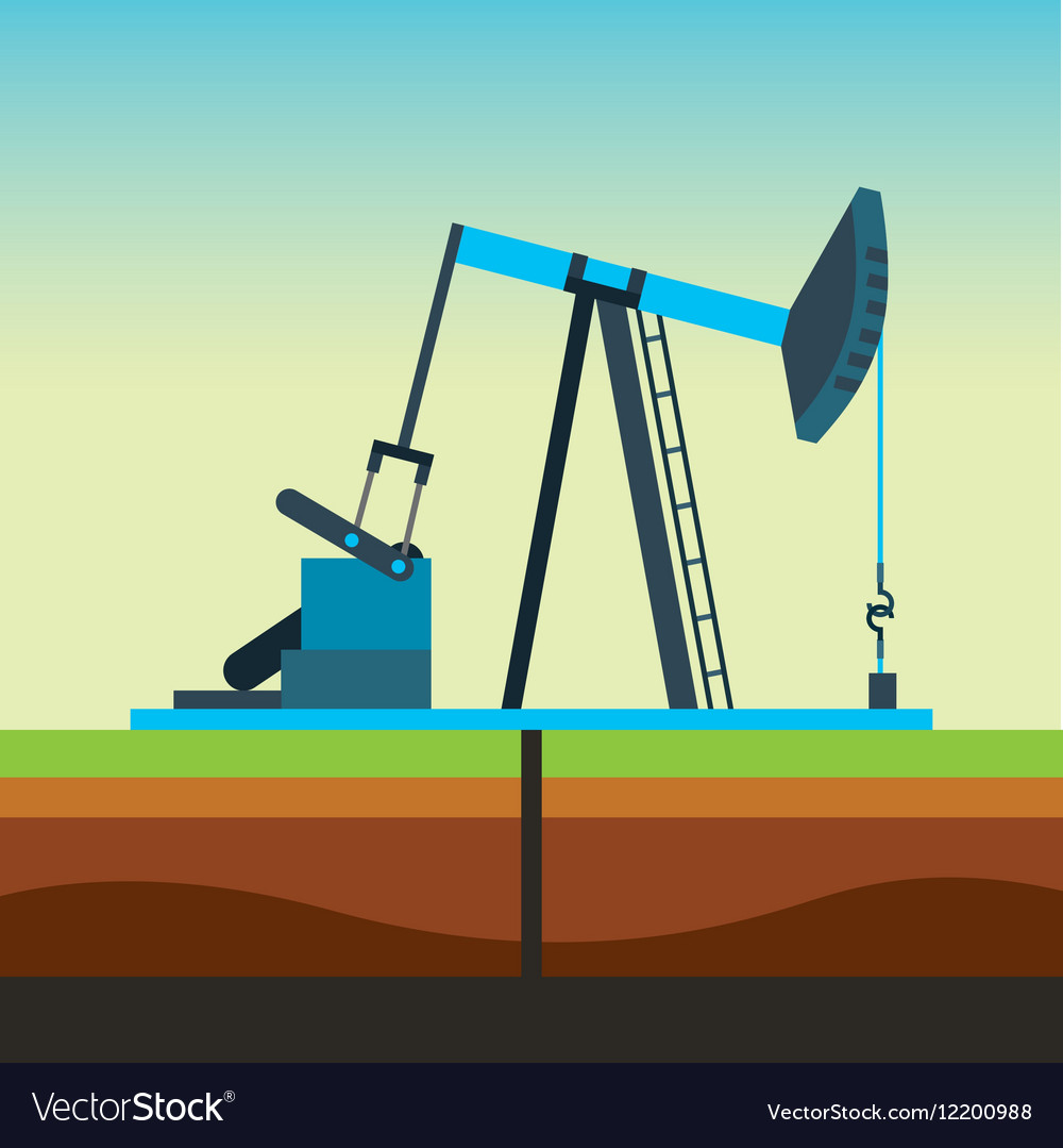 Oil industry design Royalty Free Vector Image - VectorStock