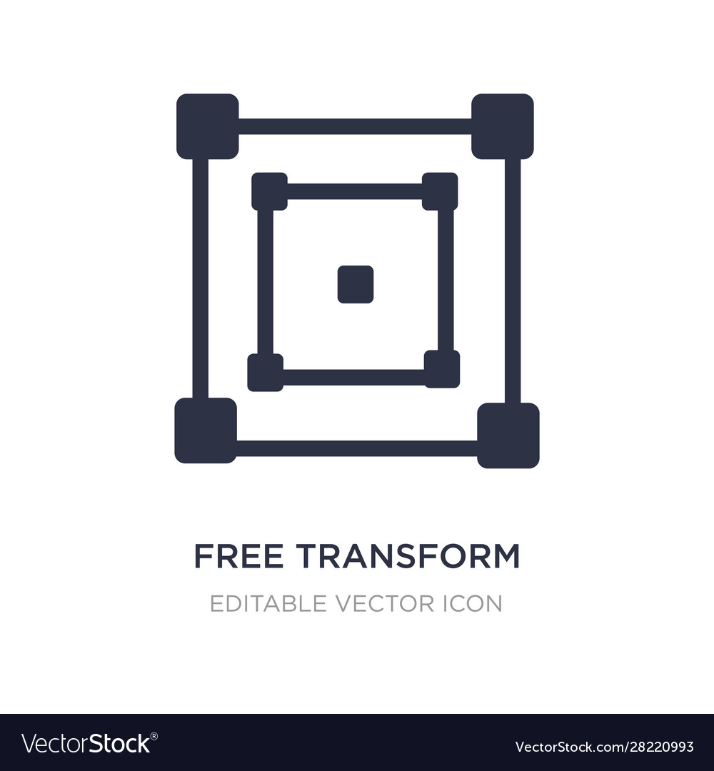 Free transform icon on white background simple Vector Image