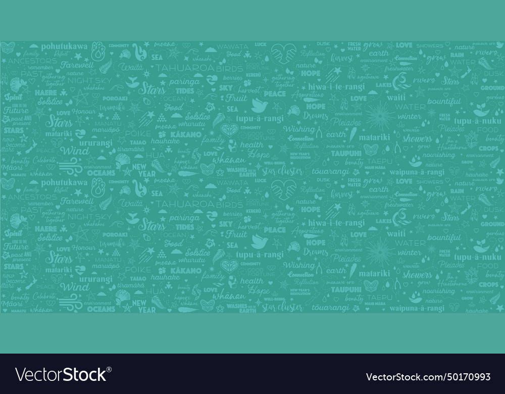 Nz matariki wallpaper pattern Royalty Free Vector Image